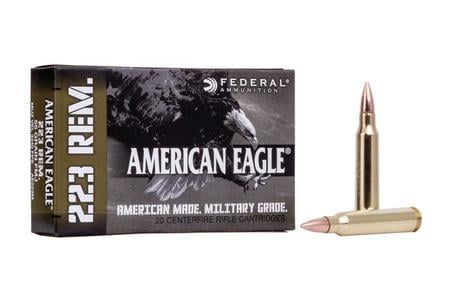 223 REM 55 GR FMJ BT AMERICAN EAGLE 20/BOX