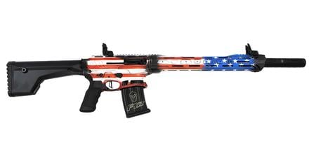 TYPHOON DEFENSE F12 Sport 12 Gauge Semi-Automatic Shotgun with American Flag Finish