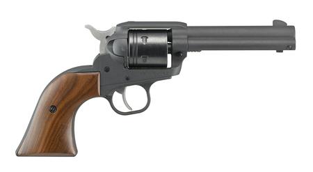 RUGER Wrangler 22 LR Single-Action Revolver with Hardwood Grips and Desantis Holster