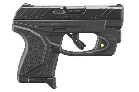 LCP II 380 ACP WITH VIRIDIAN E-SERIES GREEN LASER