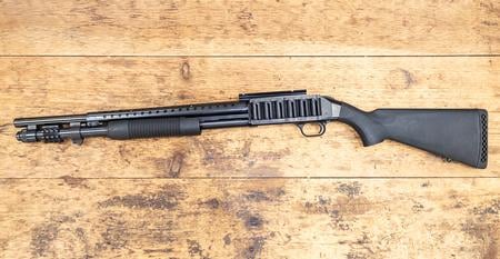 MOSSBERG 590 Tactical 12 Gauge Police Trade-in Shotgun with Side Saddle