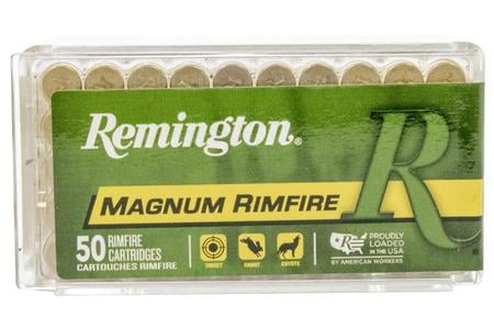 Remington 22 WMR 40 gr Pointed Soft Point Magnum Rimfire 50/Box