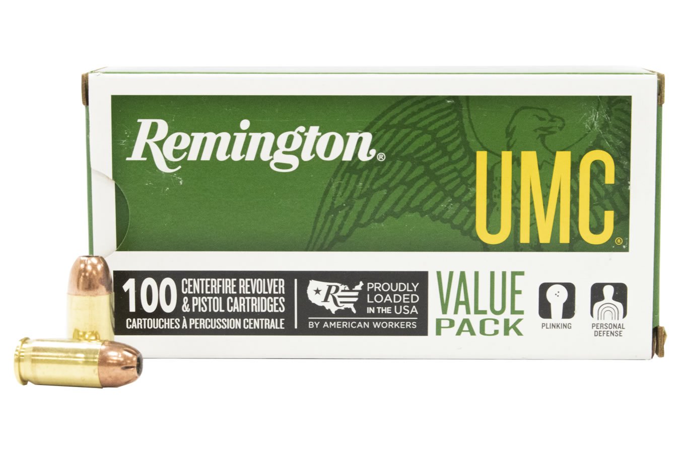 REMINGTON 380 ACP 88 GR JHP 100 ROUND VALUE PACK