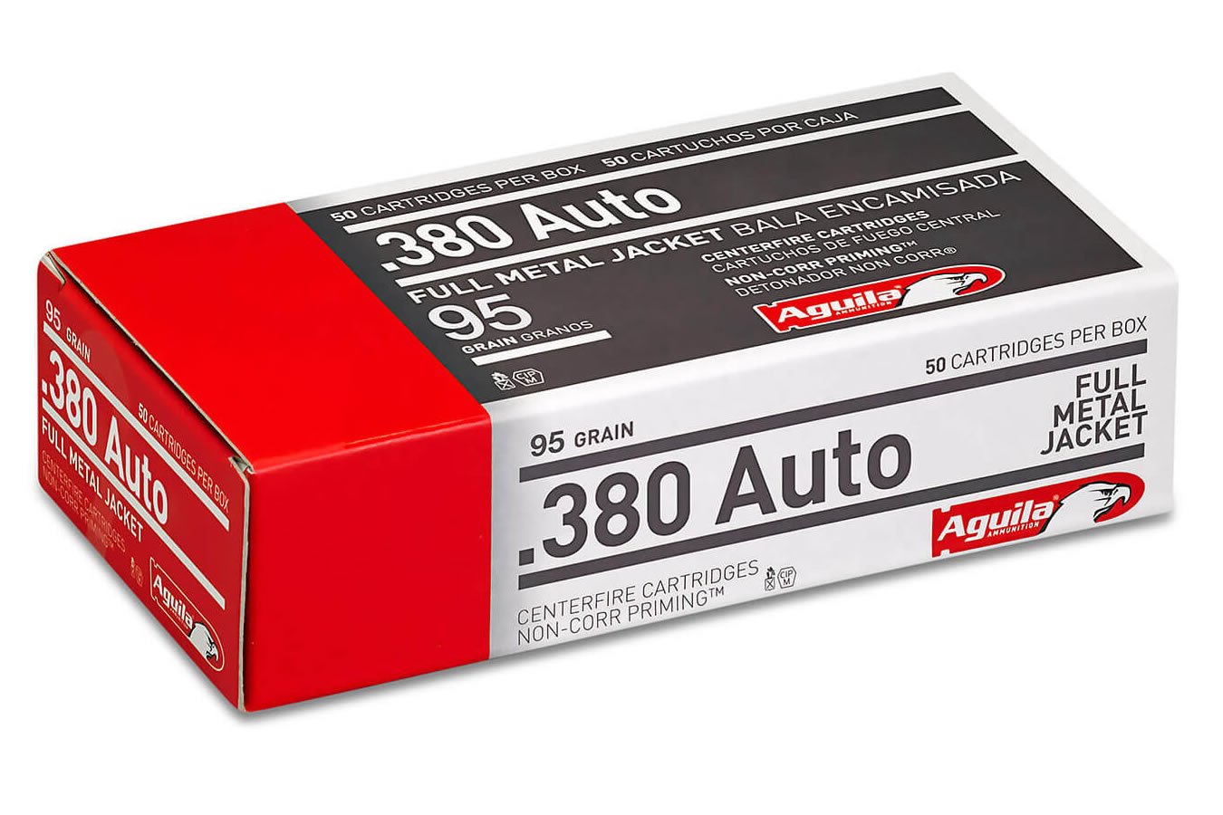 AGUILA 380 ACP 95 GR FMJ 50/BOX