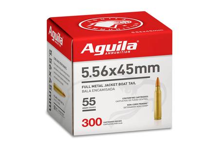 AGUILA 5.56mm NATO 55 gr FMJ-BT 300/Box