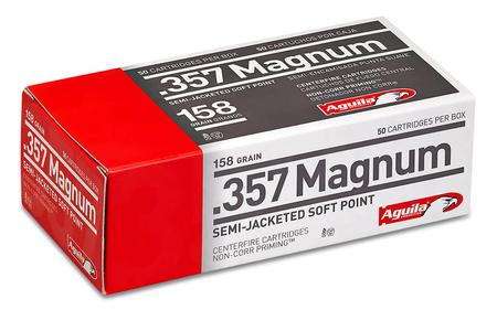 357 MAG 158 GR SEMI-JACKTED SOFT POINT 50/BOX