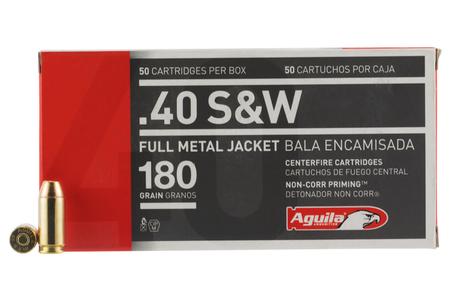 40SW 180 GR FMJ FLAT NOSE 50/BOX