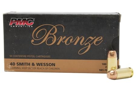 40SW 180 GR FMJ-FP BRONZE 50/BOX