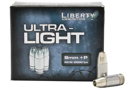 9MM +P 50 GR COPPER HP ULTRA-LIGHT 20/BOX