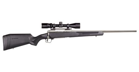 SAVAGE 110 Apex Storm XP 338 Win Mag Bolt-Action Rifle with Stainless Barrel and Vortex Crossfire II 3-9x40mm Riflescope