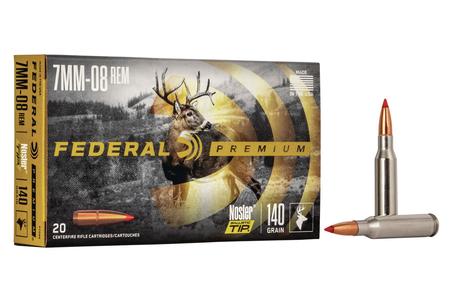 FEDERAL AMMUNITION 7mm-08 Rem 140 gr Nosler Ballistic Tip 20/Box