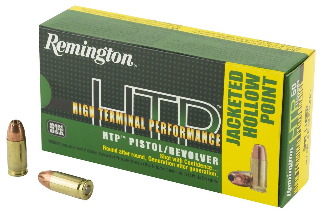Remington 9mm Luger 147 gr JHP High Terminal Performance 50/Box