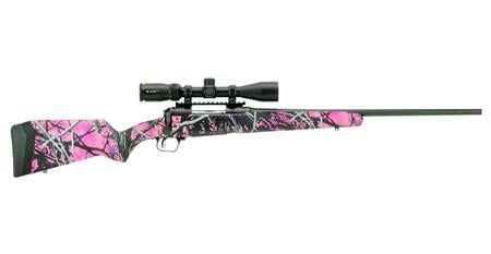 SAVAGE 110 Apex Hunter 6.5 Creedmoor Bolt Action Rifle with Muddy Girl Camo Stock