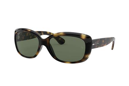JACKIE OHH WITH GLOSS TORTOISE FRAME AND GREEN CLASSIC G 15 LENSES