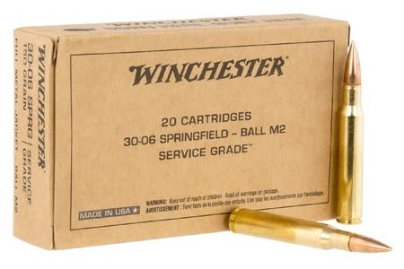 30-06 SPRINGFIELD 150 GR FMJ SERVICE GRADE 20/BOX