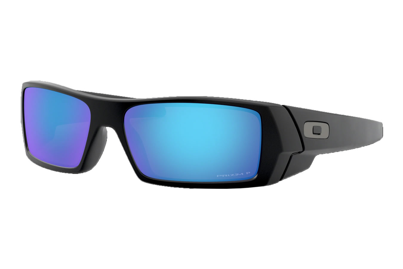 Oakley Gascan Sunglasses with Matte Black Frame and Prizm Sapphire Polarized Lenses