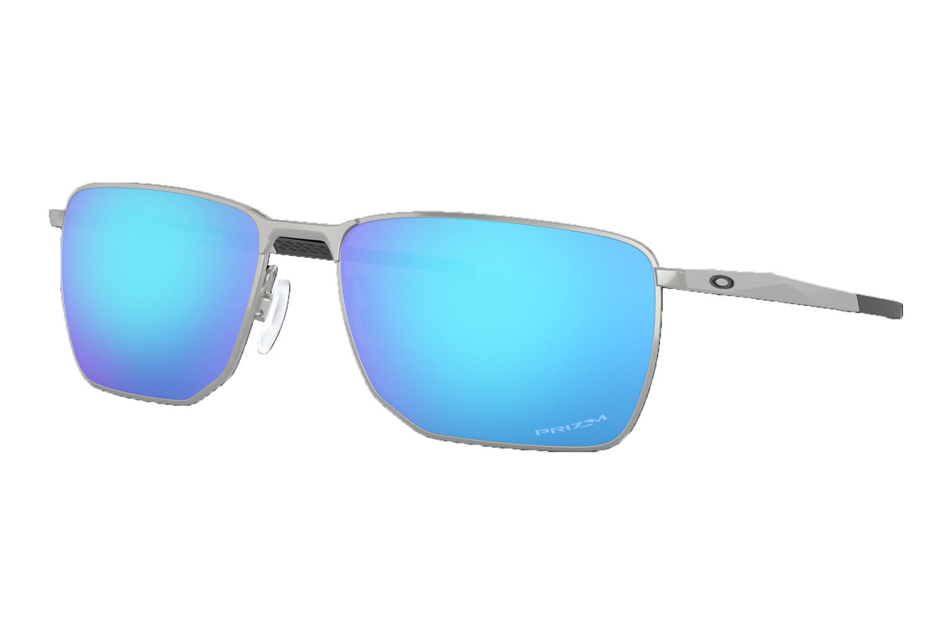 OAKLEY EJECTOR WITH SATIN CHROME FRAME AND PRIZM SAPPHIRE LENSES
