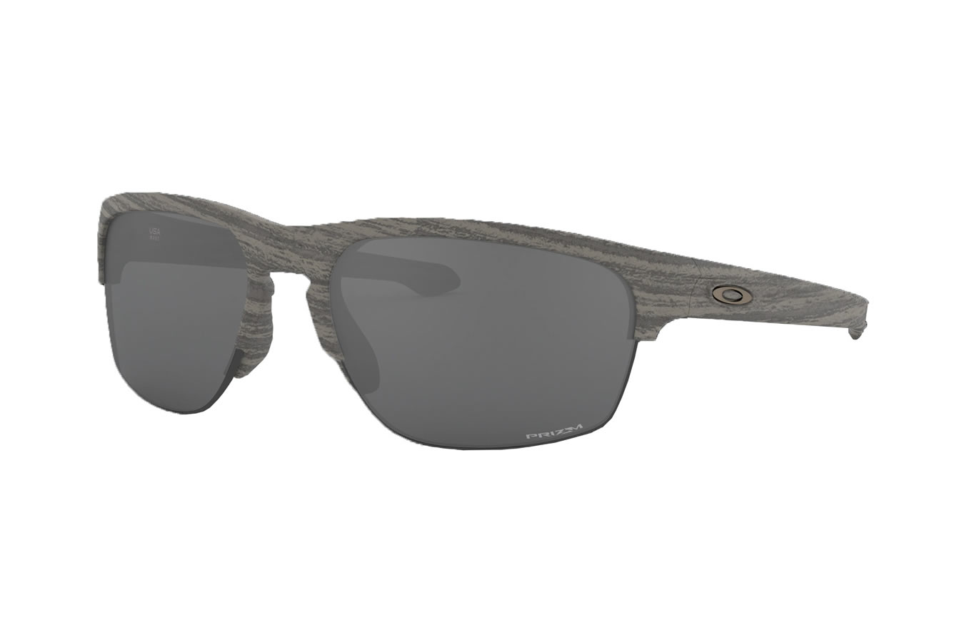 Oakley Silver Edge with Woodgrain Frame and Prizm Black Lenses