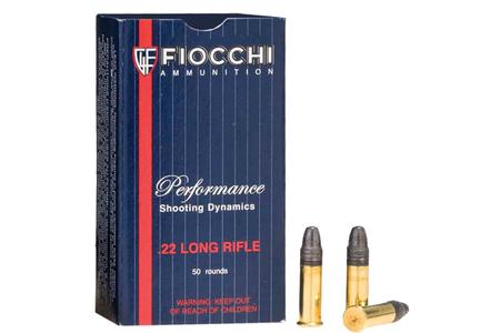 FIOCCHI 22LR 38 gr Copper Plated HP Shooting Dynamics 50/Box