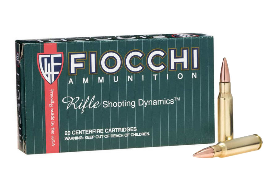 FIOCCHI 308 WIN 150 GR FMJ-BT SHOOTING DYNAMICS 20/BOX