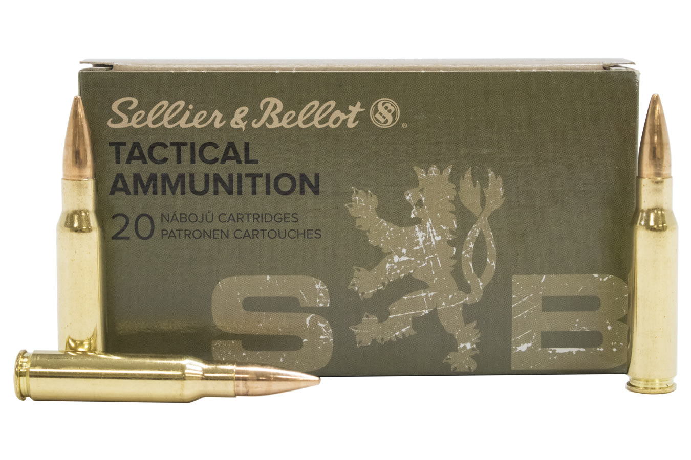 Sellier And Bellot 308 Win 147 gr FMJ Tactical 20/Box