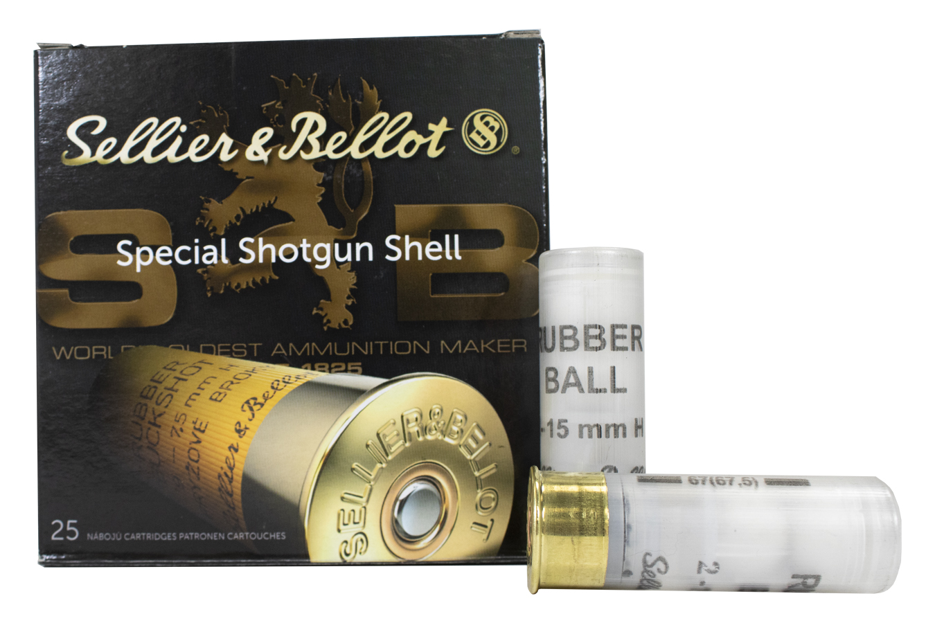 SELLIER AND BELLOT 12 GAUGE 2-3/4 IN 11/16 OZ 17.55MM SHOT 25/BOX