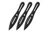 BTI LLC 3 PC 8 IN BLACK COATED THROWING KNIVES