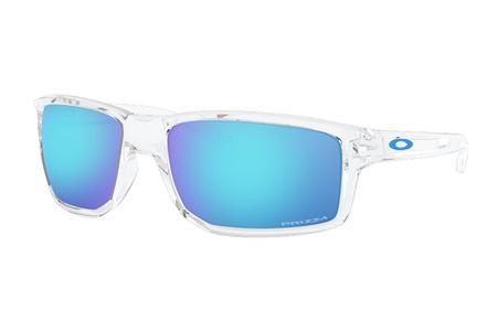 OAKLEY Gibston Sunglasses with Polished Clear Frames and Prizm Sapphire Lenses