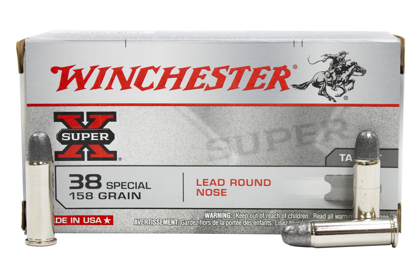 Winchester 38 Special 158 gr LRN Super-X Target 50/Box