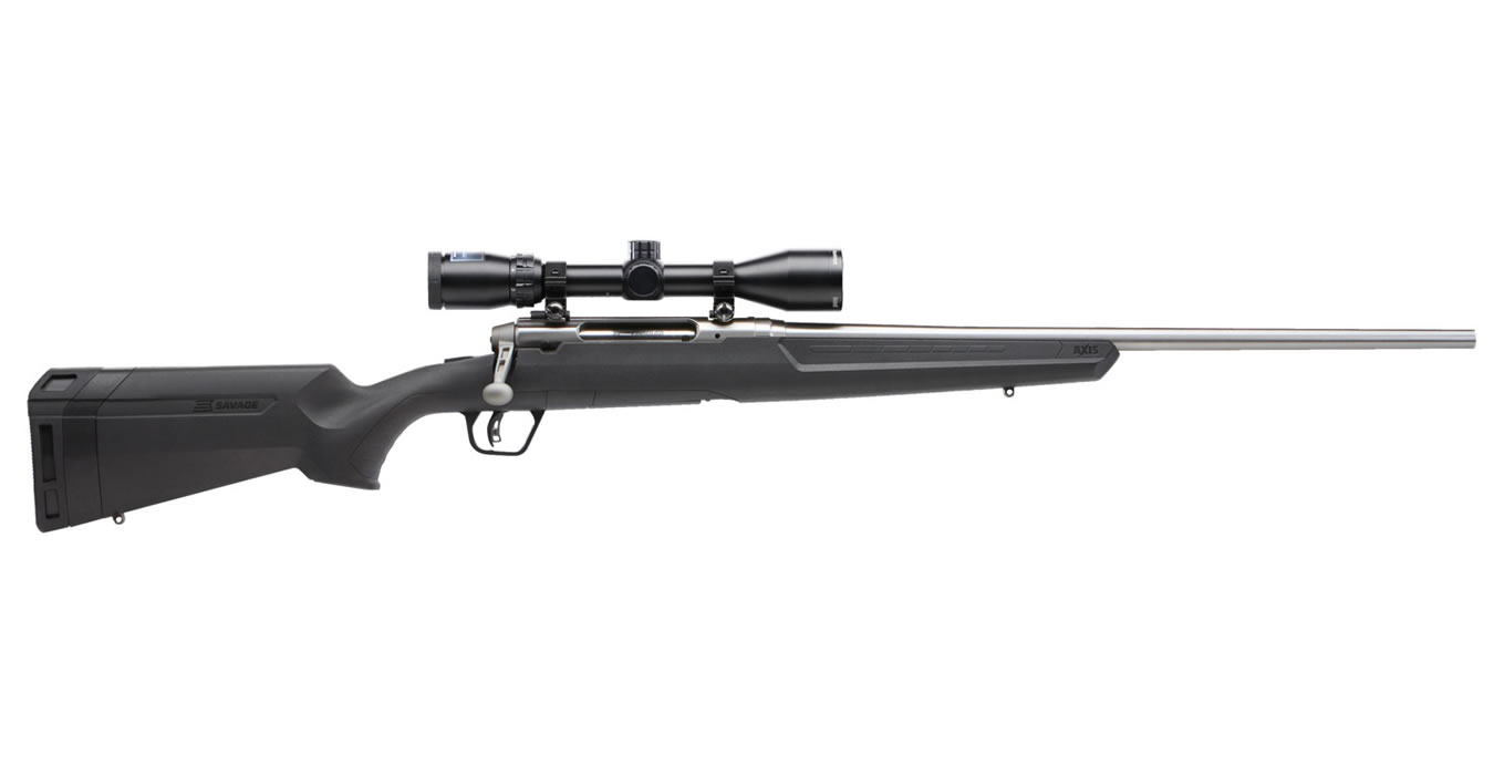 SAVAGE AXIS II XP STAINLESS 7MM-08 REM WITH SCOPE