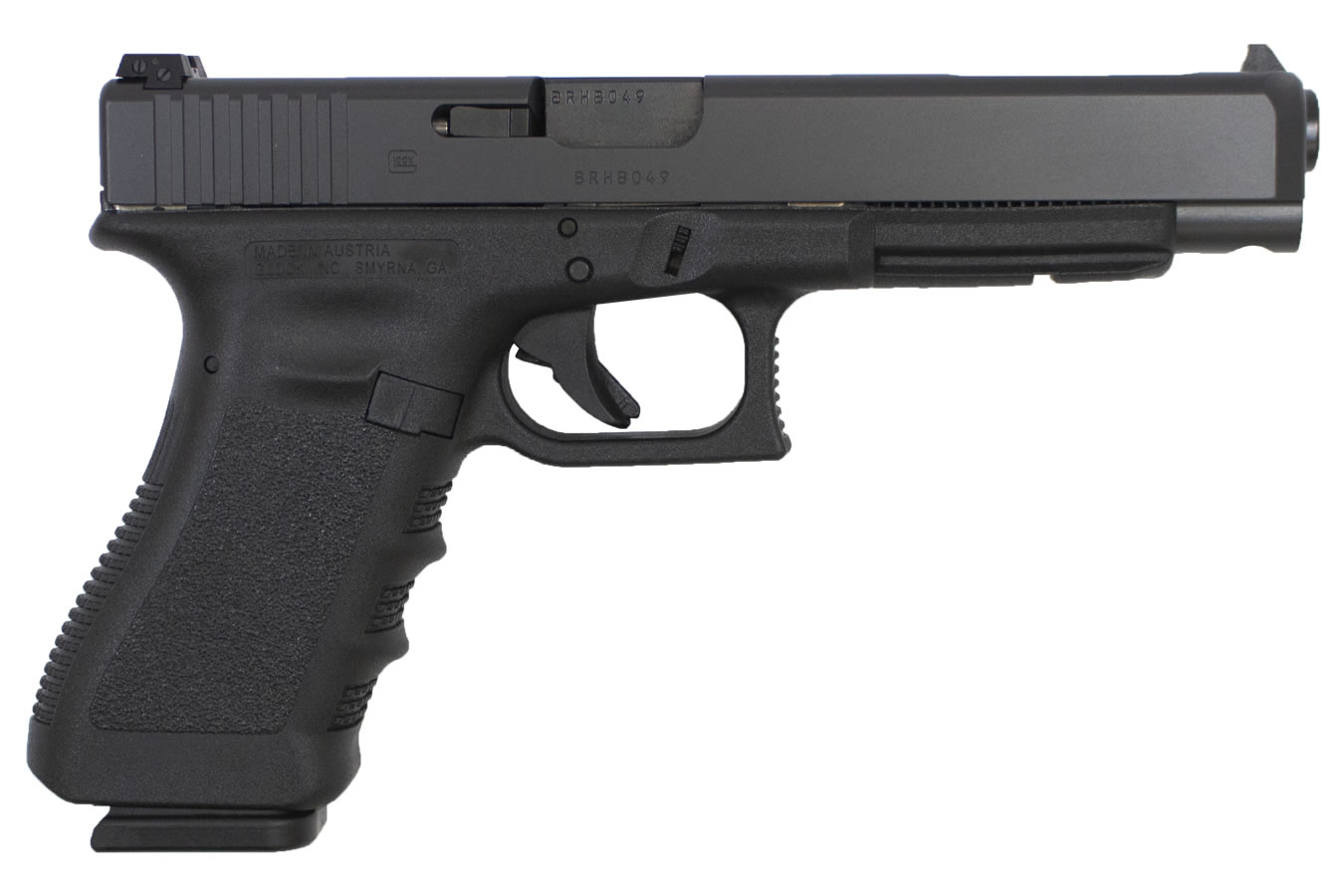 Glock 34 Gen3 9mm Pistol with Adjustable Sights (10-Round Model)