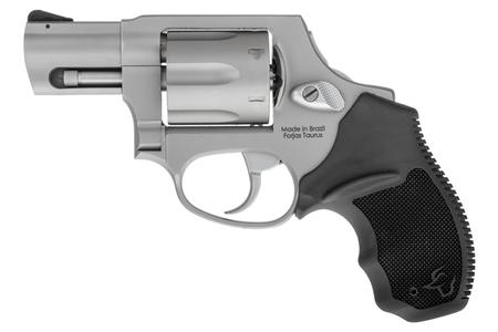 TAURUS 856 38 Special Double-Action Matte Stainless Revolver with Concealed Hammer