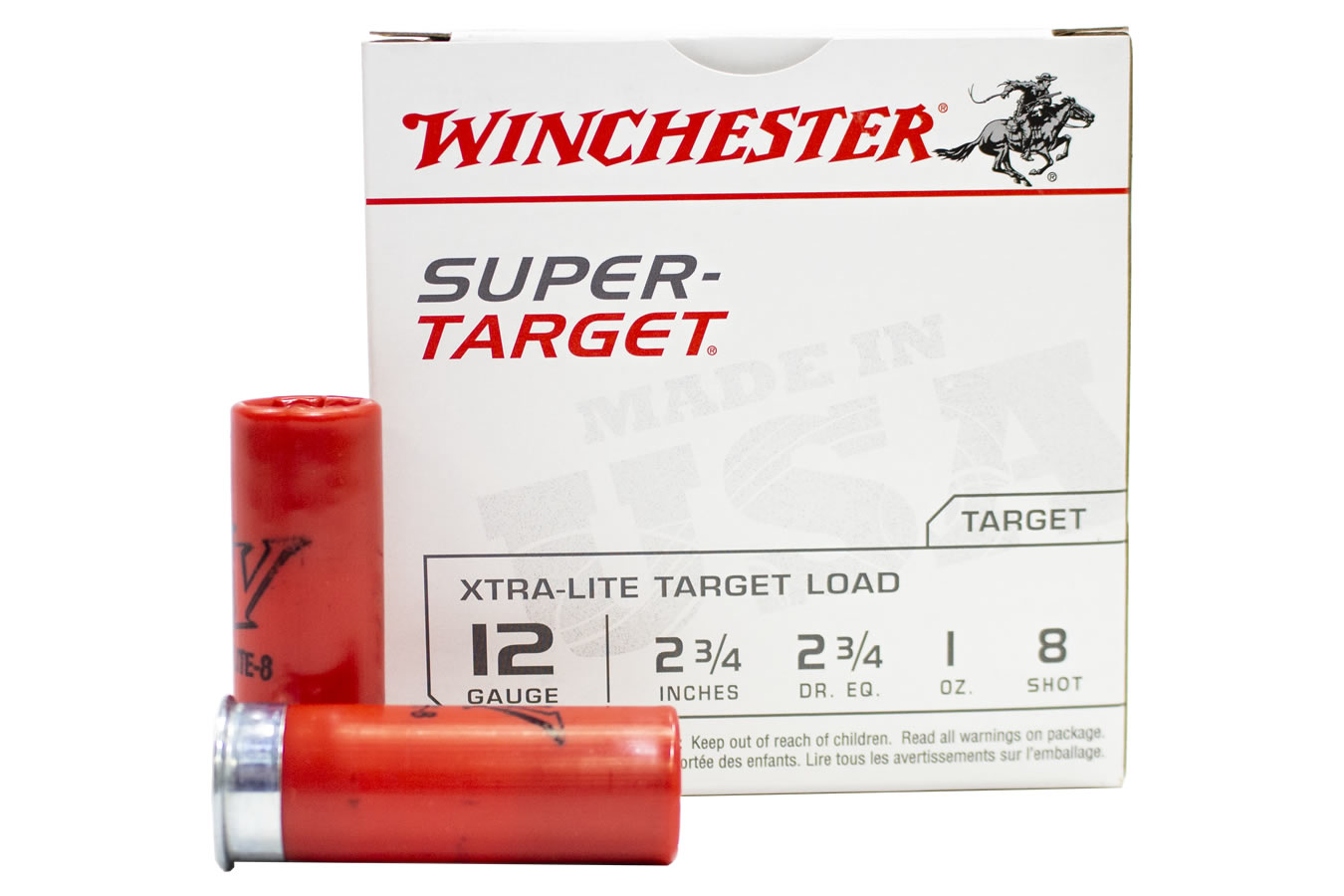 WINCHESTER AMMO 12 GA 2-3/4 IN 1 OZ 8 SHOT SUPER TARGET