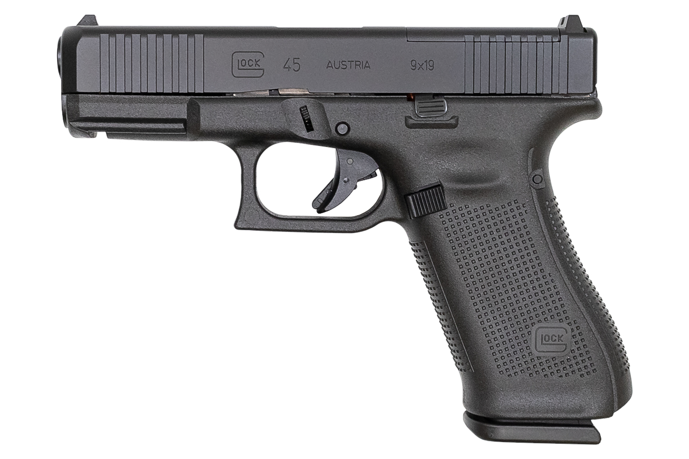 Glock 45 MOS 9mm 10 Round Optics Ready Pistol with Ameriglo Bold Night Sights