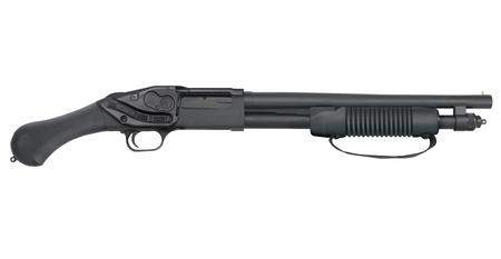 MOSSBERG 590 SHOCKWAVE 20 GAUGE PUMP-ACTION WITH CRIMSON TRACE LASER SADDLE