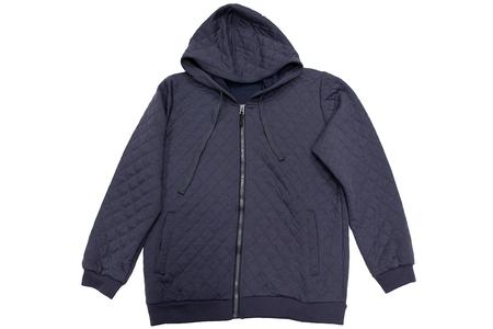 FULL ZIP QUILTED HOODED JACKET