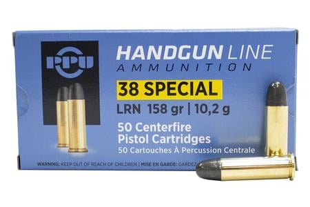 PPU 38 Special 158 gr LRN 50/Box