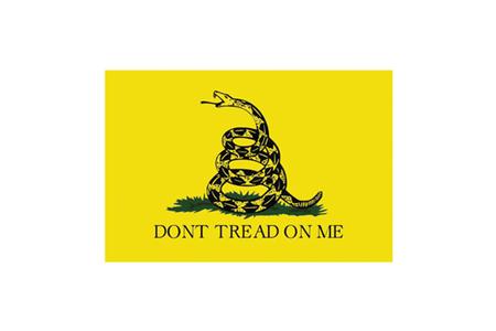 6X8 DON`T TREAD ON ME VINYL STICKER