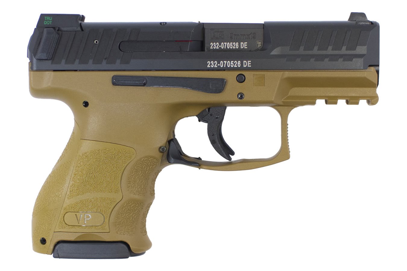 HK VP9SK 9mm Subcompact Pistol with Flat Dark Earth Frame