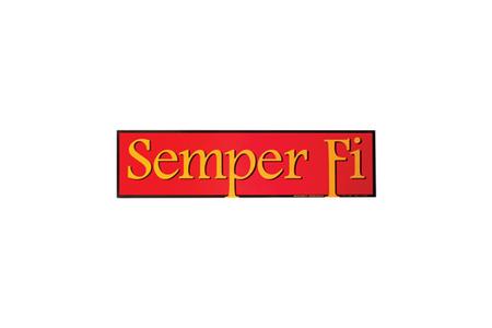 3X12 SEMPER FI MAGNET