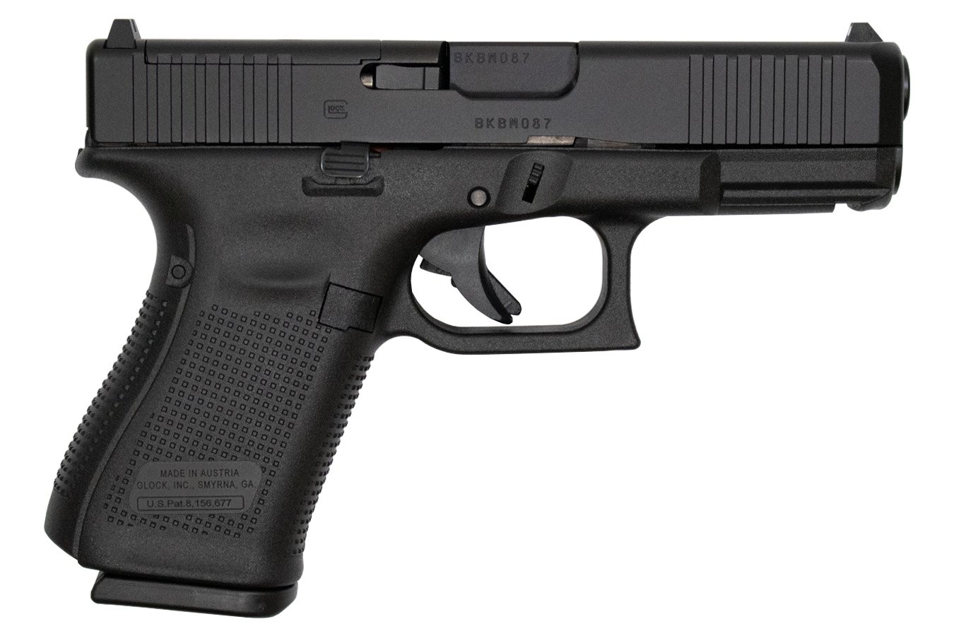 GLOCK 23 GEN5 MOS 40SW PISTOL WITH FRONT SERRATIONS