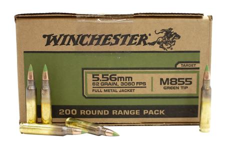 5.56MM 62 GR FMJ GREEN TIP 200 RNDS