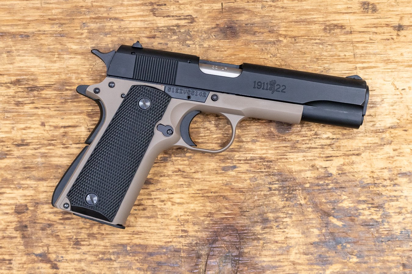 Browning 1911-22 22LR Compact FDE Police Trade-In Pistol