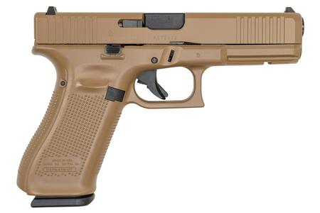 GLOCK 17 Gen5 9mm Pistol with FDE Cerakote Finish