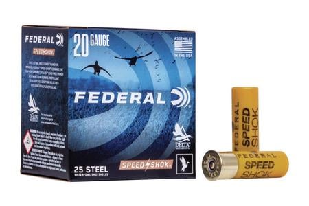 Federal 20 GA 2-3/4 Inch 3/4 oz 7 Shot Speed Shok 25/Box