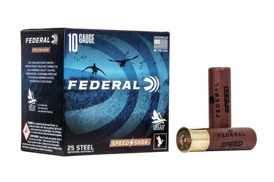 FEDERAL AMMUNITION 10 GA 3-1/2 INCH 1-1/2 OZ BB SPEED SHOK 25/BOX