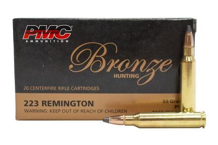 PMC 223 Rem 55 gr PSP Bronze 20/Box