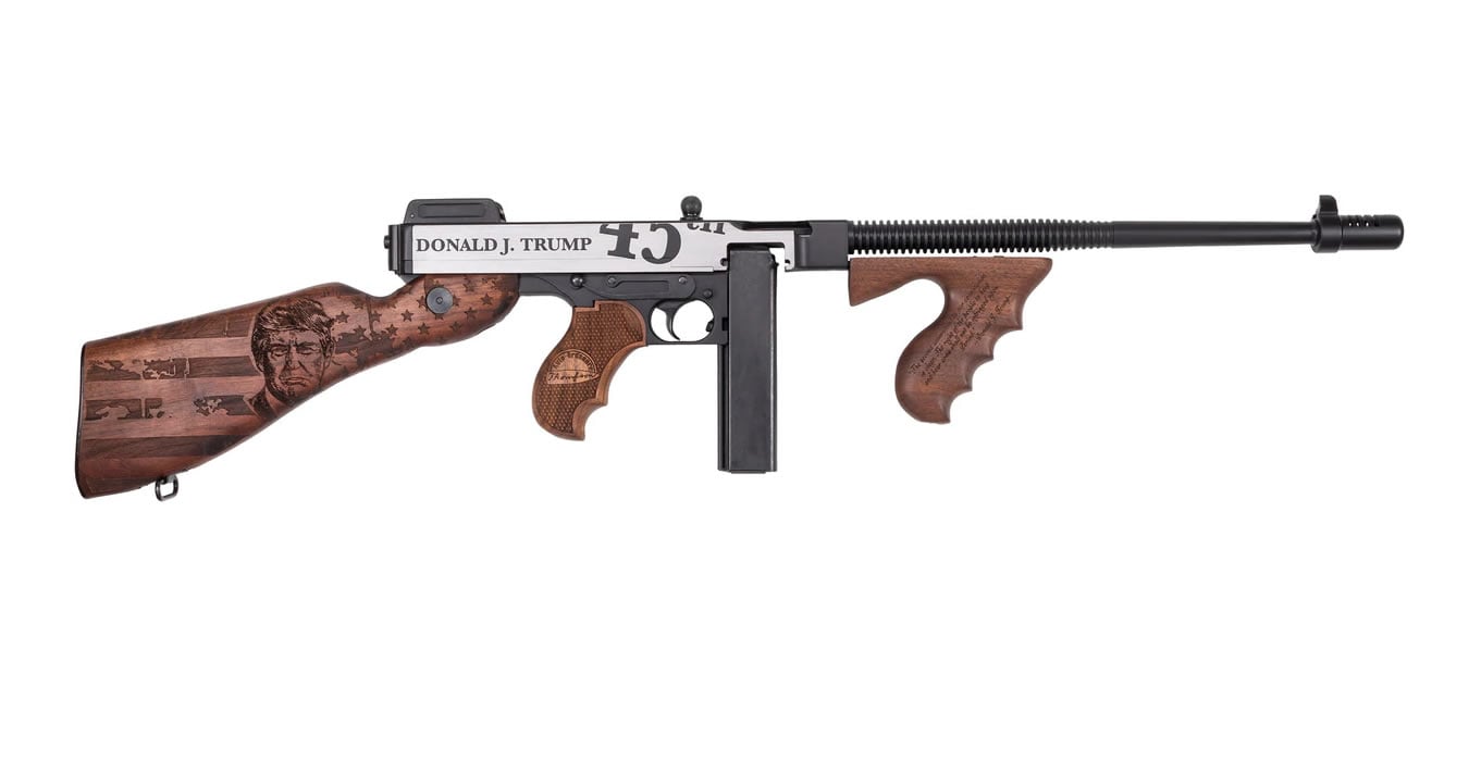 AUTO ORDNANCE 1927A-1 45 ACP TRUMP TOMMY GUN, DELUXE CARBINE