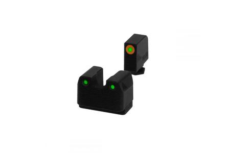 RIVAL ARMS Tritium Night Sights for Glock 17/19 Double Stack 
