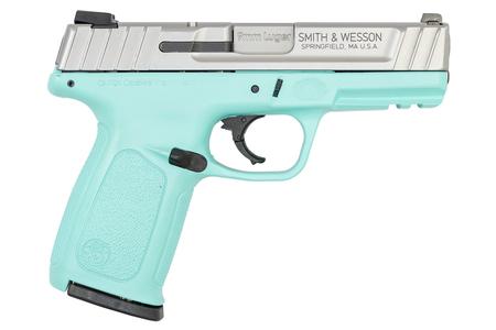 SMITH AND WESSON SD9VE 9MM 16RD ROBIN EGG BLUE